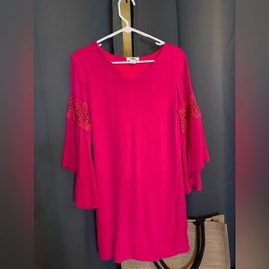 Vibrant pink summer dress